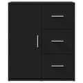 Miniatyrbilde 4 av 11: vidaXL Skjenker 2 stk svart 60x31x70 cm konstruert tre