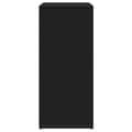 Miniatyrbilde 5 av 11: vidaXL Skjenker 2 stk svart 60x31x70 cm konstruert tre