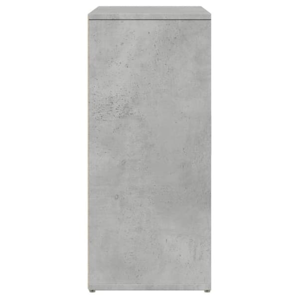 vidaXL Skjenker 2 betonggrå 60x31x70 cm konstruert tre