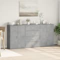 Pikkukuva 2 / 11: vidaXL Senkit 3 kpl betoninharmaa 60x31x84 cm tekninen puu
