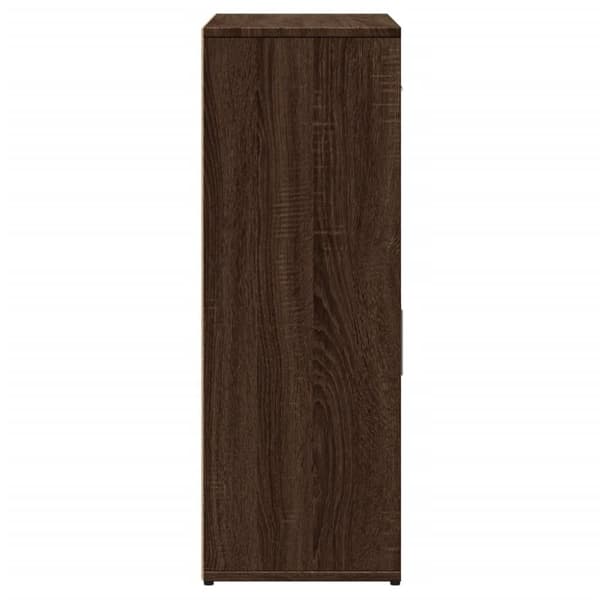 vidaXL Senkit 2 kpl ruskea tammi 60x30x84 cm tekninen puu