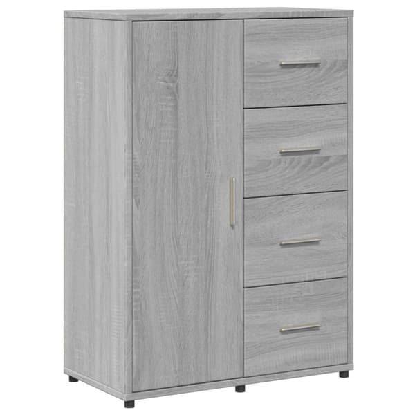 vidaXL Senkit 2 kpl harmaa Sonoma 60x31x84 cm tekninen puu