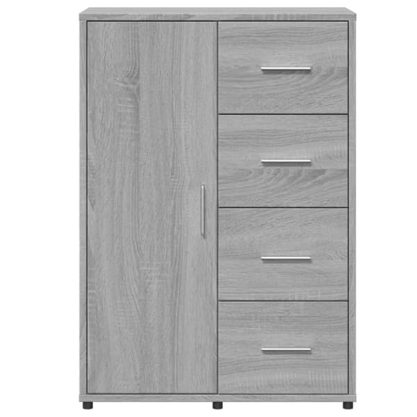 vidaXL Senkit 2 kpl harmaa Sonoma 60x31x84 cm tekninen puu