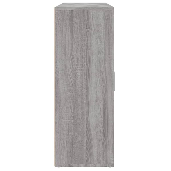 vidaXL Skjenker 3 stk grå sonoma 60x31x84 cm konstruert tre