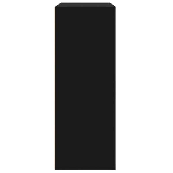vidaXL Senkit 2 kpl musta 60x31x84 cm tekninen puu