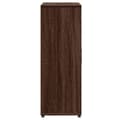 Miniatyrbilde 5 av 11: vidaXL Skjenk brun eik 60x31x84 cm konstruert tre