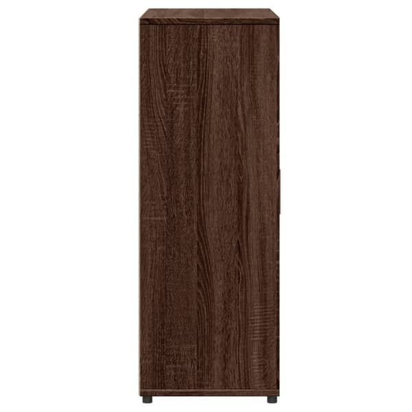 vidaXL Skjenk brun eik 60x31x84 cm konstruert tre