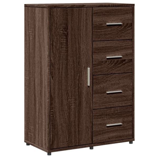 vidaXL Senkki ruskea tammi 60x31x84 cm tekninen puu
