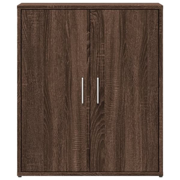 vidaXL Skänkar 2 st brun ek 60x31x70 cm konstruerat trä