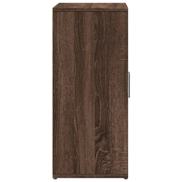 vidaXL Skänkar 2 st brun ek 60x31x70 cm konstruerat trä