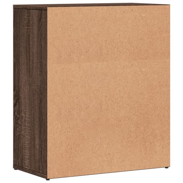 vidaXL Skänkar 2 st brun ek 60x31x70 cm konstruerat trä