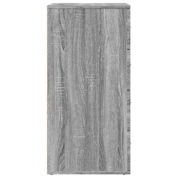 vidaXL Skänk grå sonoma 60x39x80 cm konstruerat trä