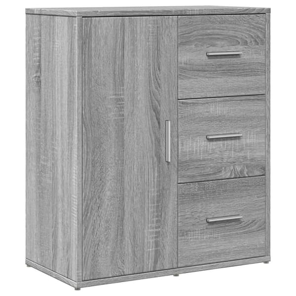 vidaXL skænk 60x31x70 cm konstrueret træ grå sonoma-eg