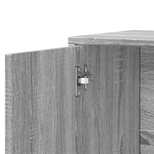 vidaXL Skjenk grå sonoma 60x31x70 cm konstruert tre