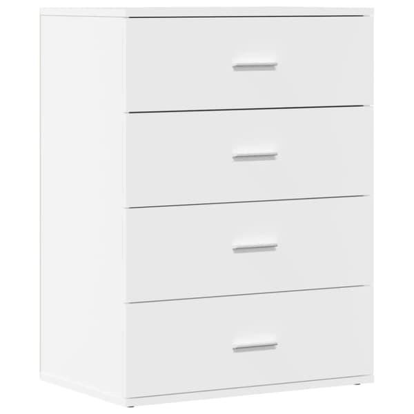 vidaXL skænke 2 stk. 60x39x80 cm konstrueret træ hvid