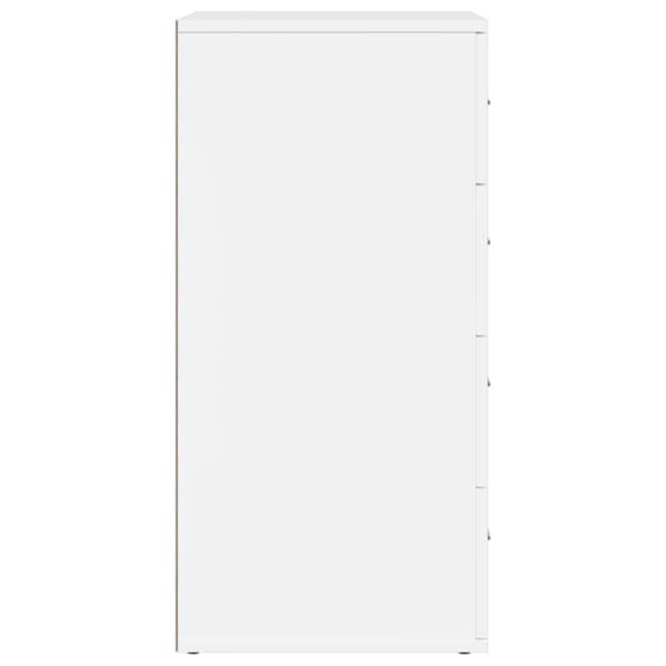 vidaXL skænke 2 stk. 60x39x80 cm konstrueret træ hvid