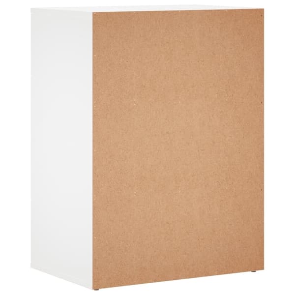 vidaXL skænke 2 stk. 60x39x80 cm konstrueret træ hvid