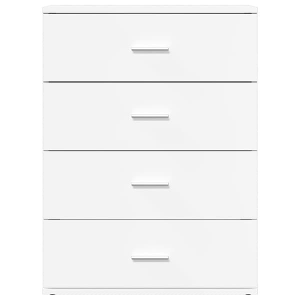 vidaXL Skjenk hvit 60x39x80 cm konstruert tre