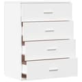 Miniatyrbilde 5 av 11: vidaXL Skjenk hvit 60x39x80 cm konstruert tre