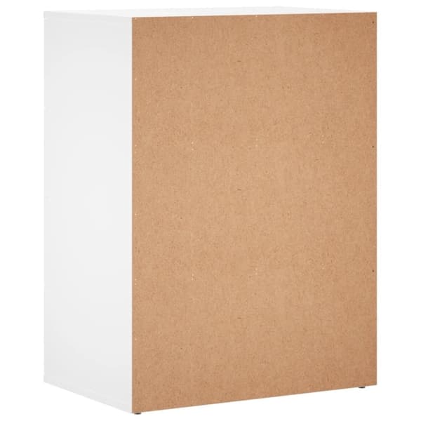 vidaXL Skjenk hvit 60x39x80 cm konstruert tre