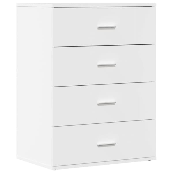 vidaXL Skjenk hvit 60x39x80 cm konstruert tre