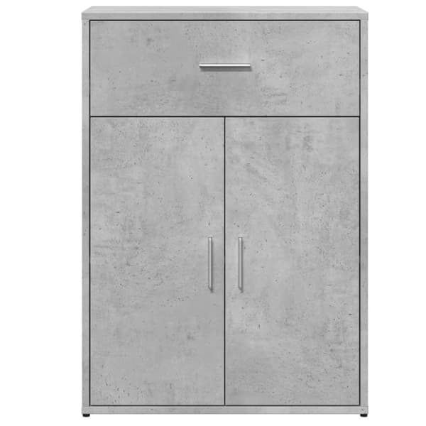 vidaXL Senkki betoninharmaa 60x30x84 cm tekninen puu