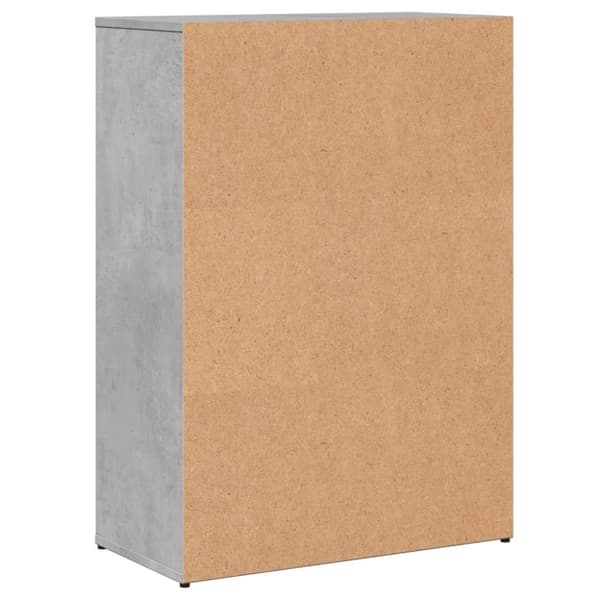 vidaXL Senkki betoninharmaa 60x30x84 cm tekninen puu