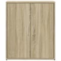 Pikkukuva 4 / 11: vidaXL Senkit 2 kpl Sonoma-tammi 60x31x70 cm tekninen puu
