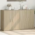 Pikkukuva 11 / 11: vidaXL Senkit 2 kpl Sonoma-tammi 60x31x70 cm tekninen puu