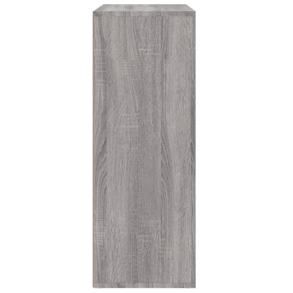 vidaXL skænk 60x31x84 cm konstrueret træ grå sonoma-eg