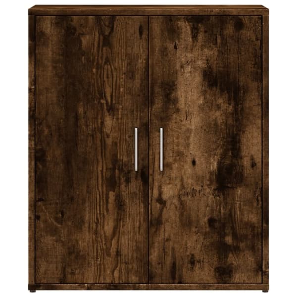vidaXL skænke 2 stk. 60x31x70 cm konstrueret træ røget egetræsfarve