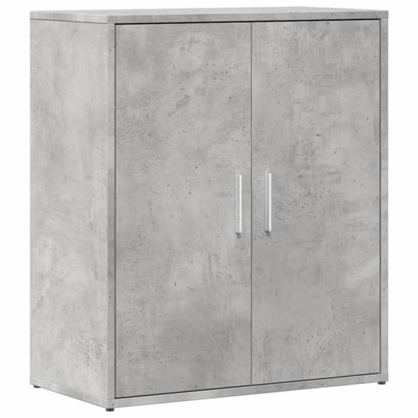vidaXL Senkit 2 kpl betoninharmaa 60x31x70 cm tekninen puu