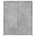 Pikkukuva 4 / 11: vidaXL Senkit 2 kpl betoninharmaa 60x31x70 cm tekninen puu