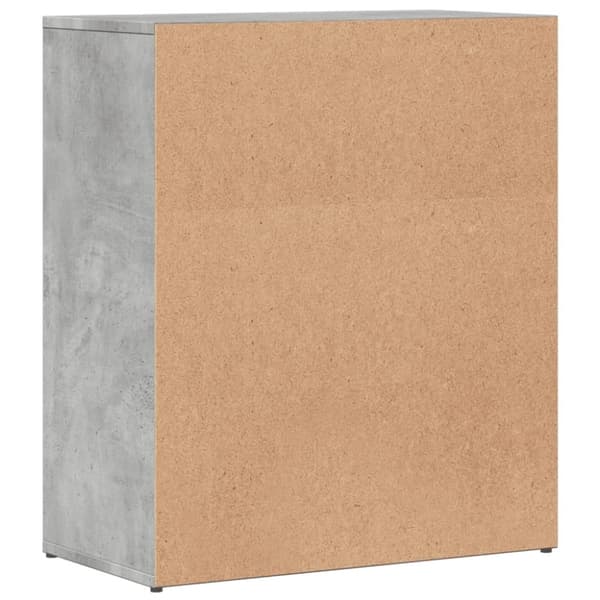 vidaXL Senkit 2 kpl betoninharmaa 60x31x70 cm tekninen puu