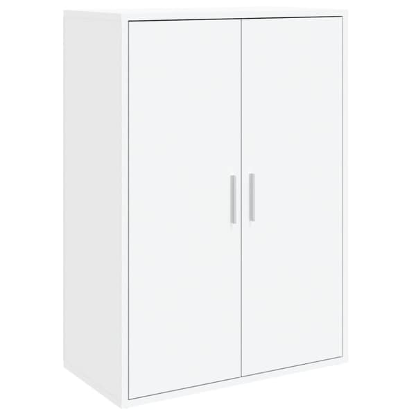 vidaXL skab 60x31x84 cm konstrueret træ hvid