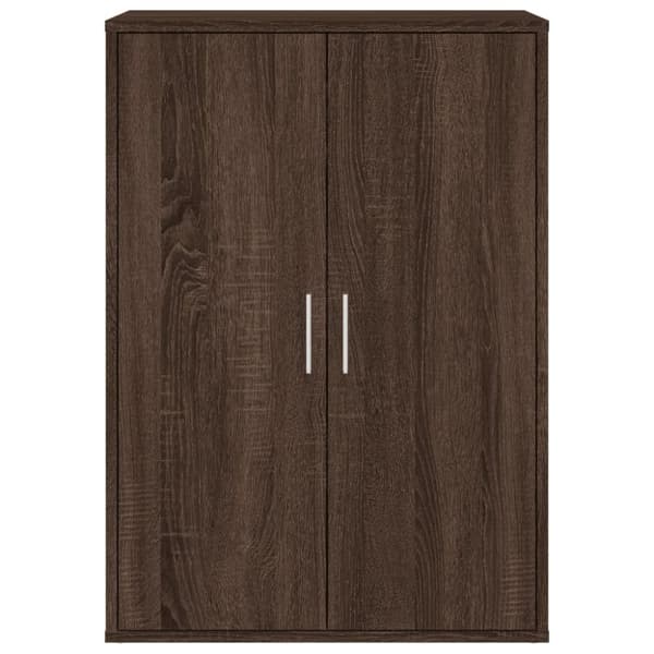 vidaXL Skjenk brun eik 60x31x84 cm konstruert tre