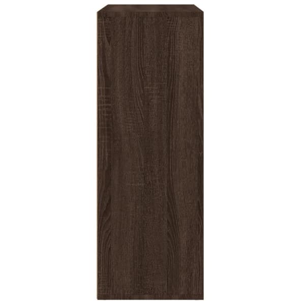 vidaXL Skjenk brun eik 60x31x84 cm konstruert tre
