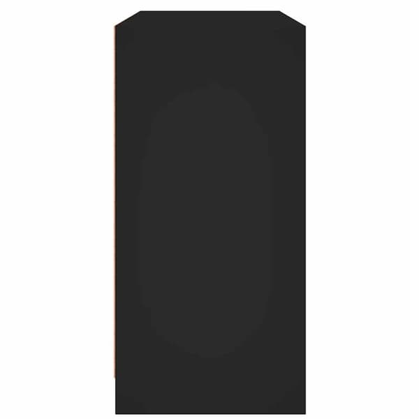 vidaXL Skjenk svart 102x37x75,5 cm konstruert tre
