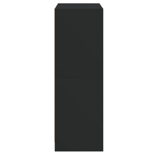 vidaXL Highboard med dører svart 68x37x109 cm konstruert tre
