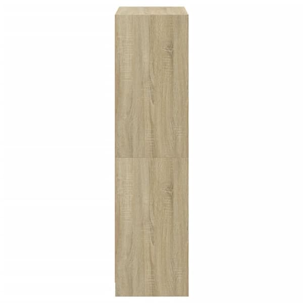 vidaXL skab med låger 68x37x142 cm konstrueret træ sonoma-eg