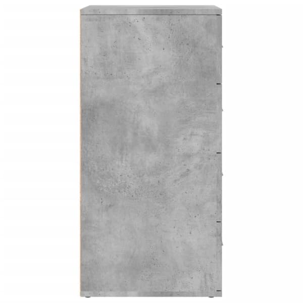 vidaXL Senkki betoninharmaa 60x39x80 cm tekninen puu