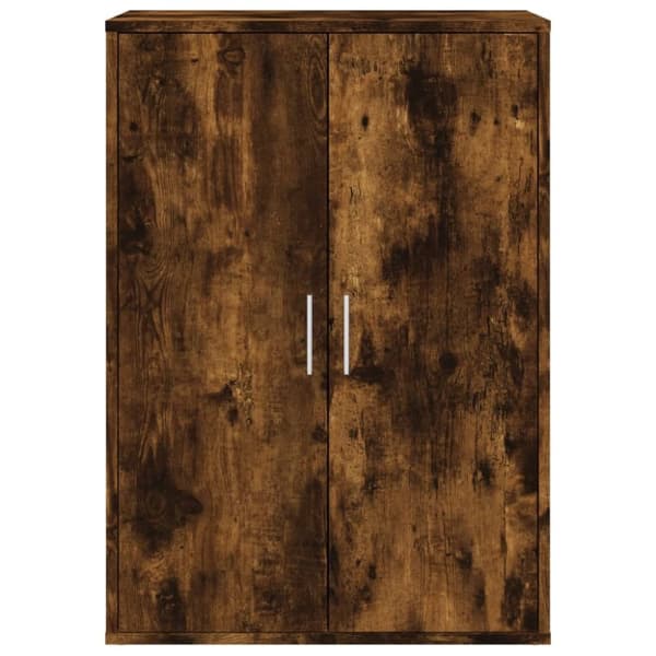 vidaXL Skjenk røkt eik 60x31x84 cm konstruert tre