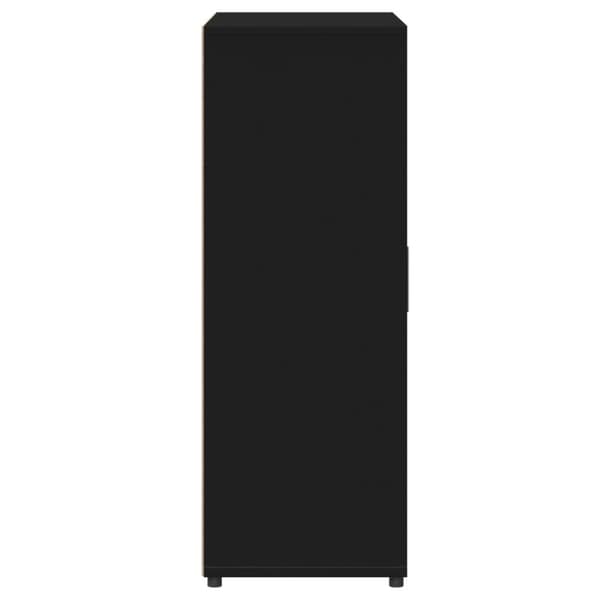vidaXL skænk 60x31x84 cm konstrueret træ sort