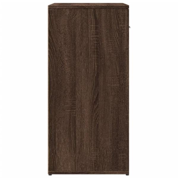 vidaXL Skänk brun ek 79x38x80 cm konstruerat trä
