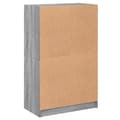 Miniatyrbilde 8 av 11: vidaXL Highboard med dører grå sonoma 68x37x109 cm konstruert tre