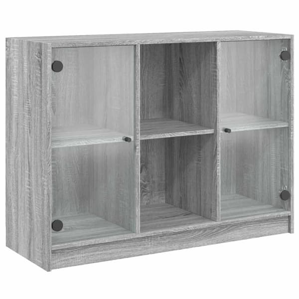 vidaXL Senkki harmaa Sonoma 102x37x75,5 cm tekninen puu