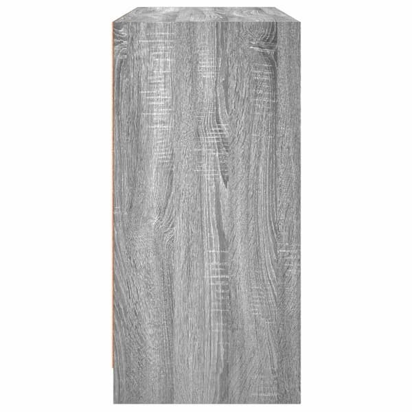 vidaXL Senkki harmaa Sonoma 102x37x75,5 cm tekninen puu