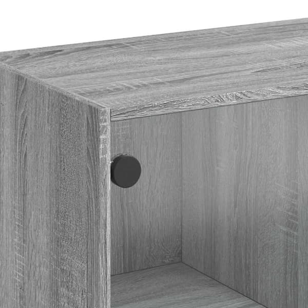 vidaXL Senkki harmaa Sonoma 102x37x75,5 cm tekninen puu