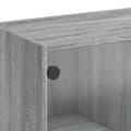 Pikkukuva 10 / 11: vidaXL Senkki harmaa Sonoma 102x37x75,5 cm tekninen puu