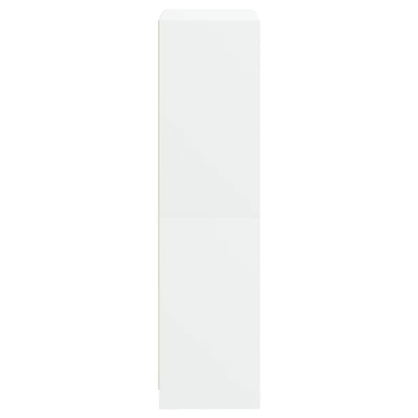 vidaXL Highboard med dører hvit 68x37x142 cm konstruert tre